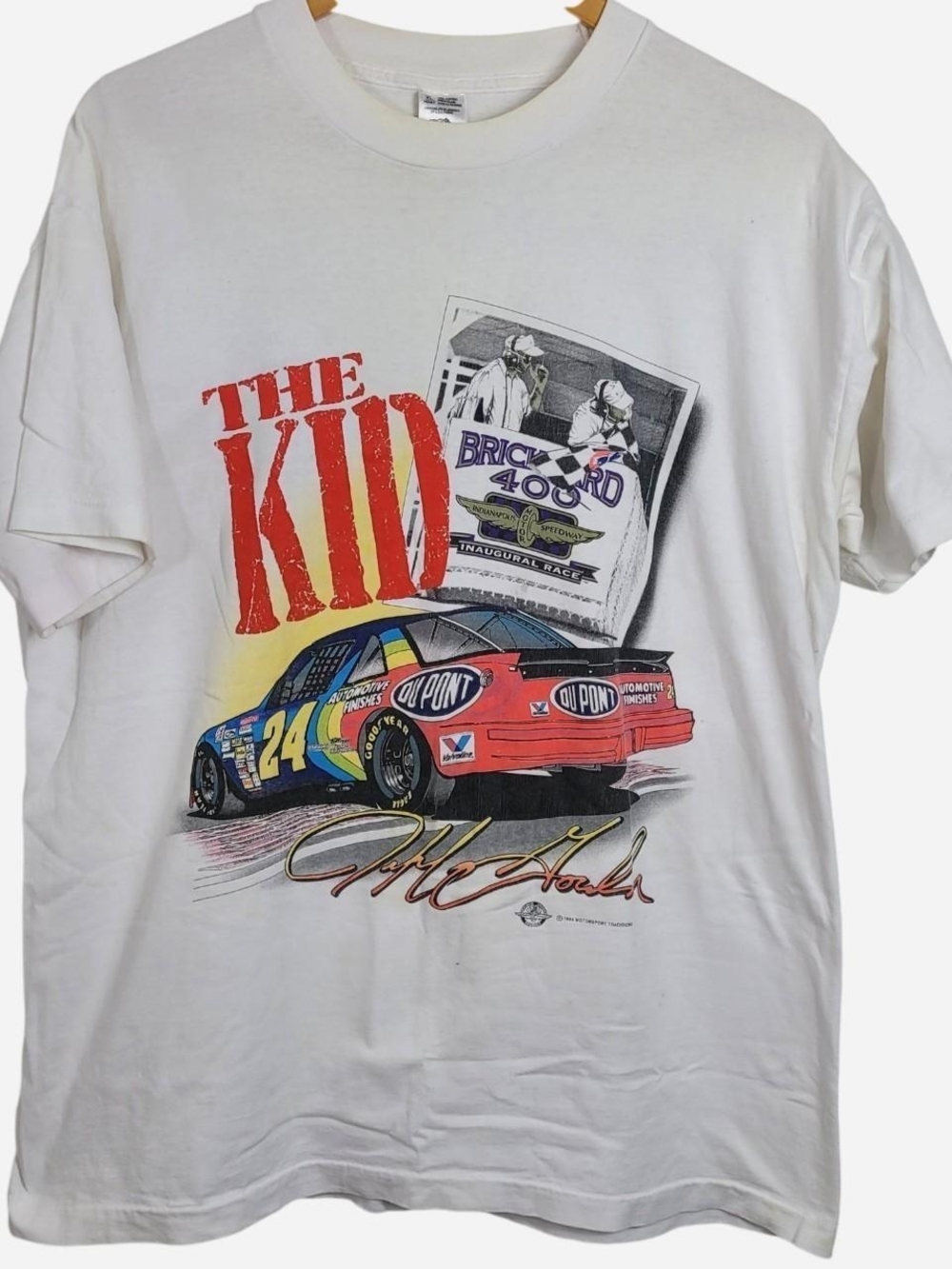 1994 Jeff Gordon The Kid Inaugural Brickyard 400 Winner T-shirt